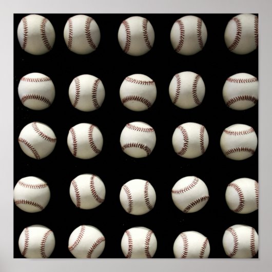 Poster Motif de baseball (Devant)