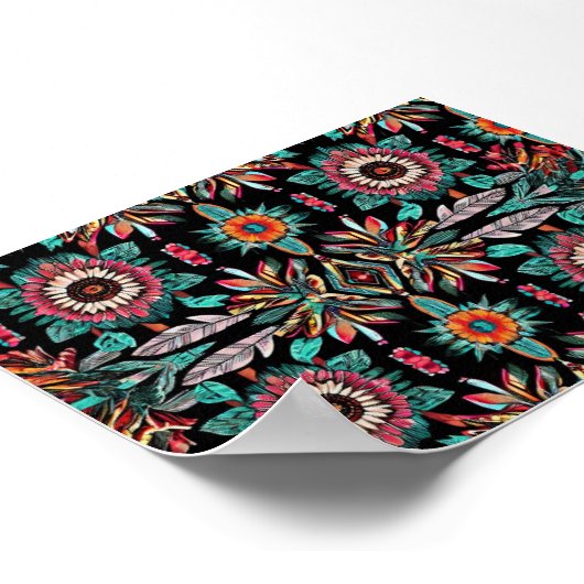 Poster Motif de Bohemain d'Amérique (Coin)