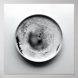 Poster Motif de café monochrome texture art abstrait 19