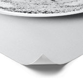 Poster Motif de café monochrome texture Art abstrait 20 (Coin)