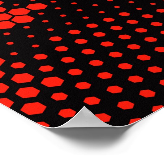 Poster Motif de camouflage en toute transparence. Point n (Coin)