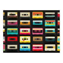 Motif de cassette rétro – Musique vintage