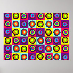 Poster motif de cercles