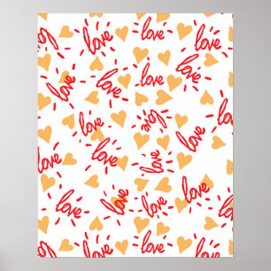 Poster Motif de coeur 27