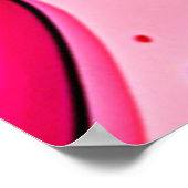 Poster Motif de cœur bleu rose (Coin)
