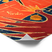 Poster Motif de conception tribale (Coin)