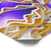 Poster Motif de cordes torsadées (Coin)