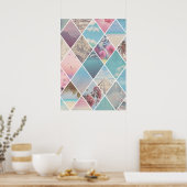 Poster Motif de diamant d'été (Cuisine)