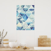 Poster Motif de diamant d'hiver (Cuisine)