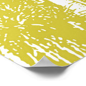 Poster Motif de feuille. Palmiers tropicaux (Coin)