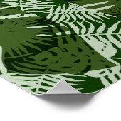 Poster motif de feuilles motif de feuilles de bananier (Coin)