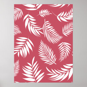 Poster Motif de feuilles tropicales 8