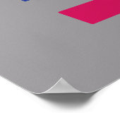 POSTER MOTIF DE FIERTE ANDROGYNE (Coin)