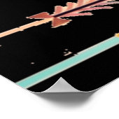 Poster Motif de flèche multicolore Thunder_Cove (Coin)