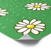 Poster Motif de fleur de marguerite (Coin)