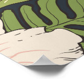 Poster Motif de fleurs tropicales sans joint arrière - pl (Coin)