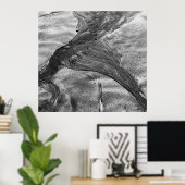 Poster Motif de flux 2 (Bureau à domicile)