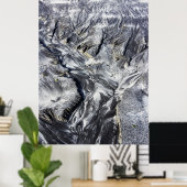 Poster Motif de flux 3 (Bureau à domicile)