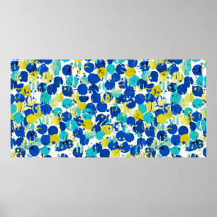 Poster motif de fond abstrait sans couture, avec éclabous