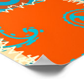 Poster Motif de fond continu. Motif patchwork en (Coin)