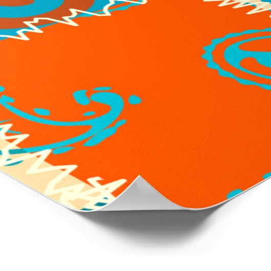 Poster Motif de fond continu. Motif patchwork en (Coin)