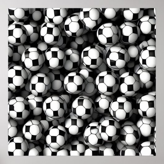 Poster Motif de football (Devant)