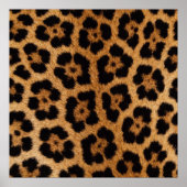 Poster Motif de fourrure d'animal jaguar (Devant)