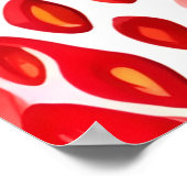 Poster Motif de fraise (Coin)