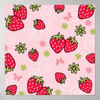 Motif de fraises