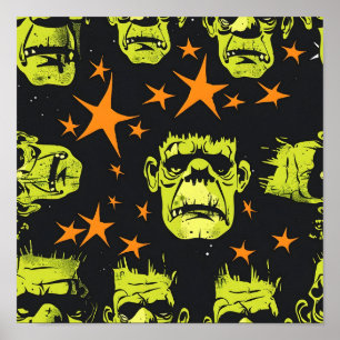 Poster Motif de Frankenstein