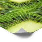 Poster Motif de fruits Kiwi (Coin)