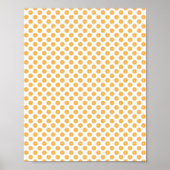 Poster Motif de fruits orange (Devant)