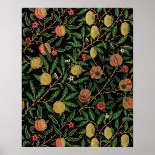 Poster Motif de fruits par William Morris