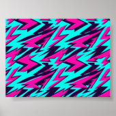 Poster motif de graffitis des années 90 (Devant)