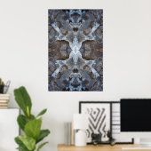 Poster Motif de kaléidoscope (Bureau à domicile)