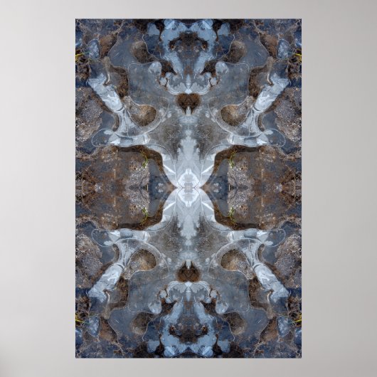 Poster Motif de kaléidoscope (Devant)