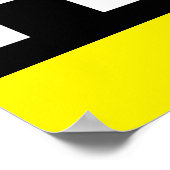 Poster Motif de la bande de contrôle de taxi (Coin)