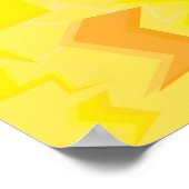 Poster Motif de la foudre (Coin)