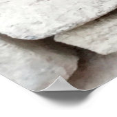 Poster Motif de la pierre moderne mur de brique Surfacé b (Coin)