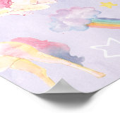 Poster Motif de licornes magiques (Coin)