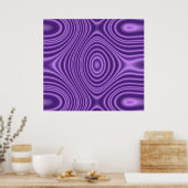 Poster Motif de ligne violette (Cuisine)