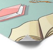 Poster Motif de livre (Coin)