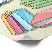 Poster Motif de livre (Coin)