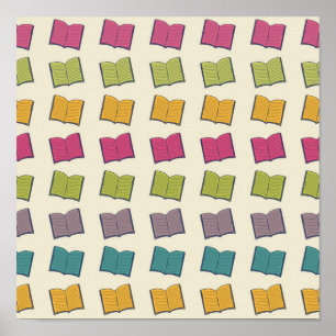 Poster Motif de livre