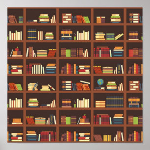 Poster Motif de livre