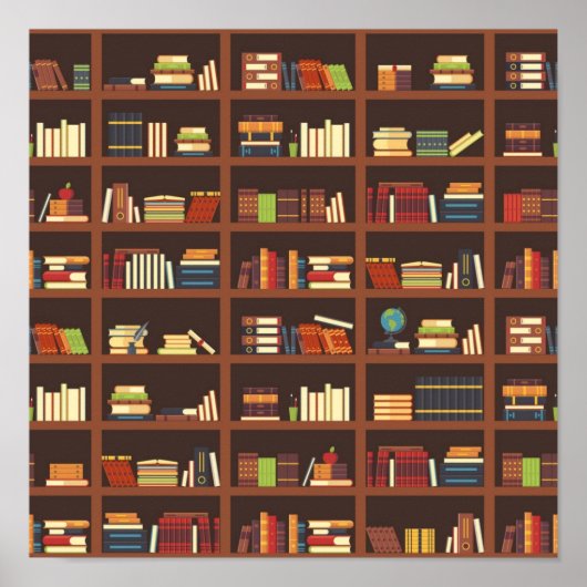 Poster Motif de livre (Devant)