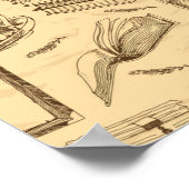 Poster Motif de livre (Coin)