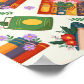 Poster Motif de livre (Coin)