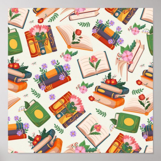 Poster Motif de livre (Devant)