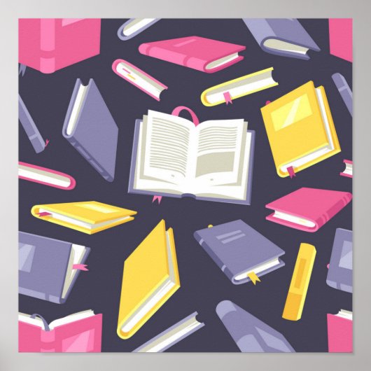 Poster Motif de livre (Devant)
